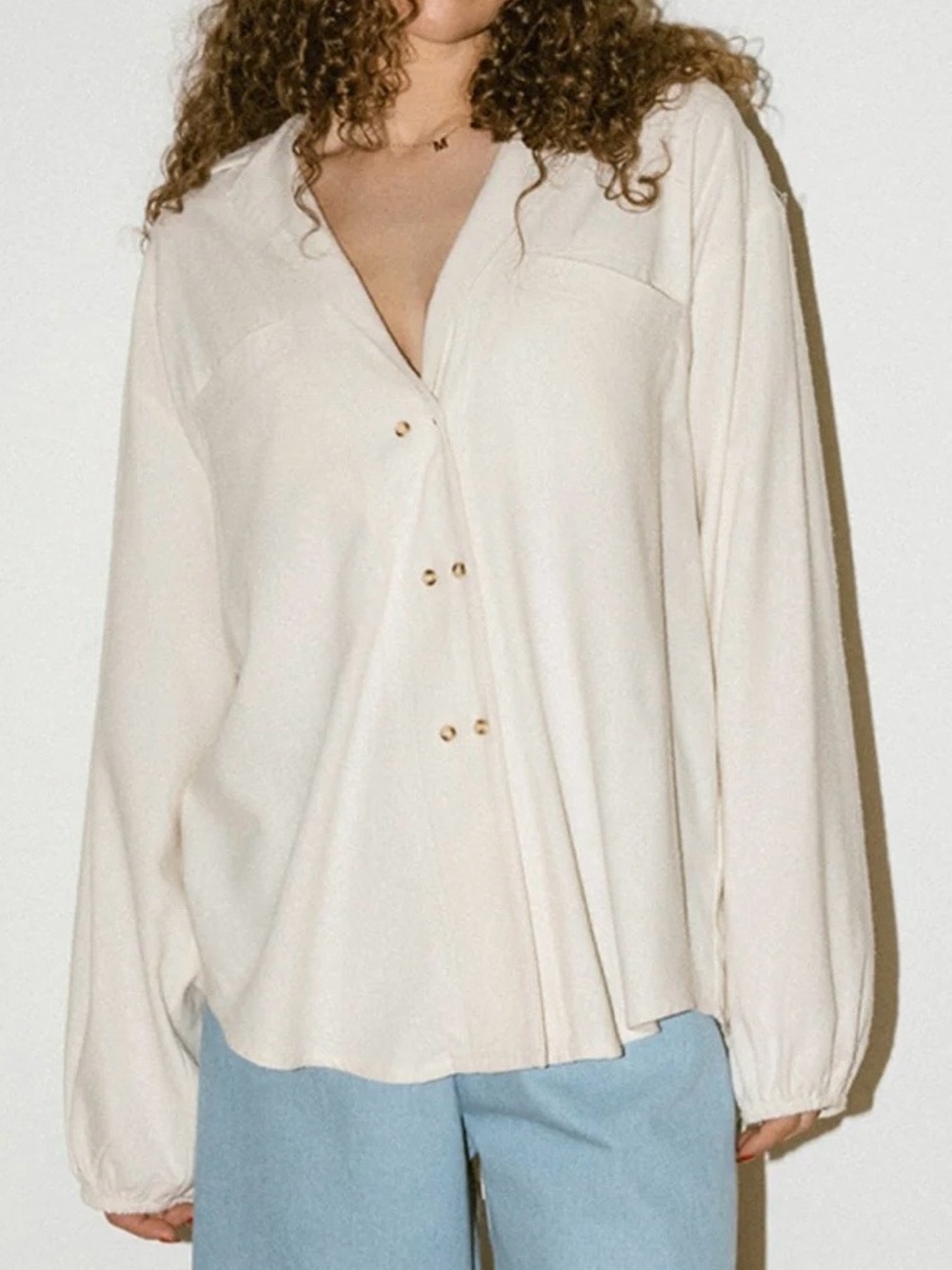 Harly Jae House Blouse in Ivory